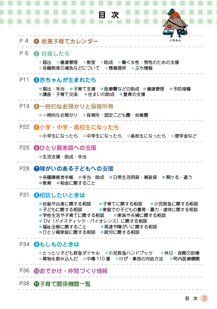 いわみ de 子育てハンドブック すまいる ページ2