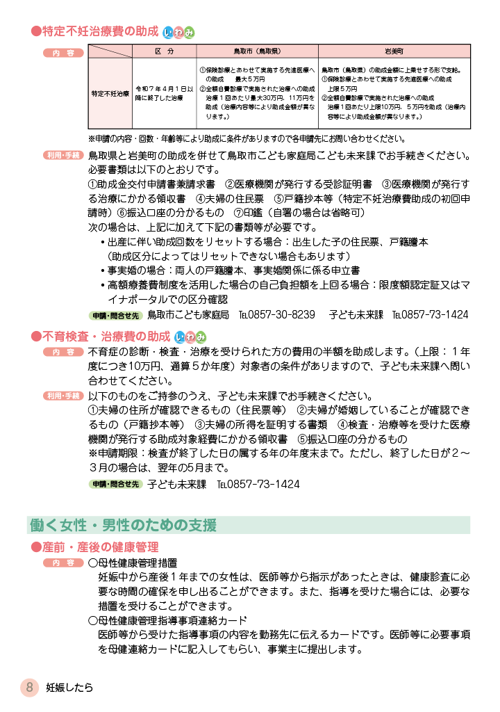 いわみ de 子育てハンドブック すまいる ページ7